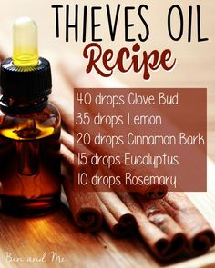 Thieves Oil Recipe