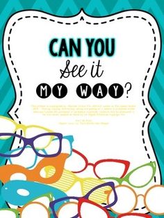 We know that students working on social skills can have a difficult time seeing situations from multiple points of view. This activity helps them practice those perspective taking skills.  Glasses are used throughout the activity to reinforce the thought of 'seeing a situation through someone else's eyes'.~What's Included~This activity comes with 27 different cards, each with a different situation your students may come across in school. School Counseling Lessons, Perspective Taking, Social Skills Groups, Counseling Lessons, Points Of View, Elementary School Counseling, Teaching Social Skills, Social Communication, Social Thinking