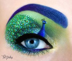 Artist uses eyes to create art Makeup Fantasi, كاترينا كيف, Make Up Designs, Make Up Cosmetics, Tattoo Henna