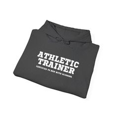 Athletic Trainer appreciation shirt! AT's are always dedicating their time and selflessly helping athletes feel their best and get back on the field. A perfect give to show a team member you appreciate them .: 50% cotton and 50% polyester.: Made using 100% ethically grown US cotton.: Adult Unisex Sizing S M L XL 2XL Width, in 20.08 22.05 24.02 25.98 27.99 Length, in 27.17 27.95 29.13 29.92 31.10 Sleeve length from center back, in 33.50 34.50 35.50 36.50 37.50 Size tolerance, in 1.50 1.50 1.50 1.50 1.50 Soccer Outfits, Athletic Trainer, Team Member, White Sweatshirt, The Field, Get Back, Mantra, Hooded Sweatshirt, Women Empowerment