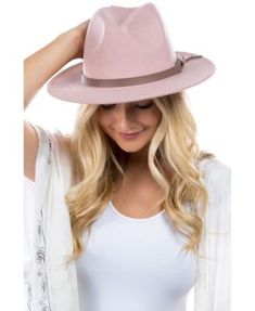 Panama Hat | Marcus Adler Women's Panama Hat, Pink Boho Chic Hats, Beautiful Hats, Felt Hat, Fedora Hat, Wide Brimmed, Playing Dress Up, Sun Hats, Panama Hat, Hats For Women