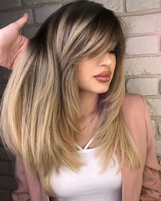 Butterfly Haircut Long Hair Side Part Long Layers With Bangs, Layered Haircuts With Bangs, Side Bangs Hairstyles, Haircuts For Long Hair With Layers, Layered Hair With Bangs, Haircuts Ideas, How To Cut Bangs, Long Layered Haircuts, Side Bangs