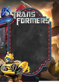 an image of a sign with the words transformers on it