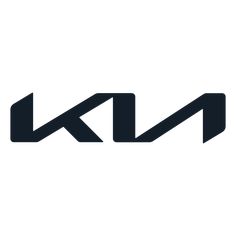 the klm logo is shown in black and white, with an arrow pointing up to it