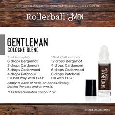 Essential Oil Cologne, Essential Oil For Men, Perfume Recipes, Oils For Men, Diy Essentials, Diy Kosmetik