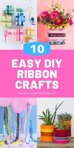 the top 10 easy diy ribbon crafts