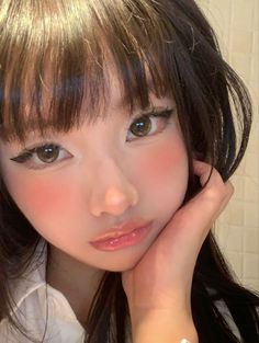 Makeup Ala Korea, Makeup Asia, Soft Makeup Looks, Doll Eye Makeup, Doll Makeup, Asian Eyes