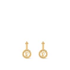 LOUIS VUITTON® - Nautical Earrings - Gold Louis Vuitton Earrings, Lux Fashion, Louis Vuitton Gifts, Fall Winter Essentials, Nautical Earrings, Trunk Bag, Louis Vuitton Official, Monogram Bag, Fashion Jewelry Earrings