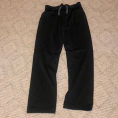 Only Worn Once, Look Brand New! Nike Gym Pants With Ribbed Waistband, Nike Winter Pants With Elastic Waistband, Winter Workout Pants With Pockets, Winter Workout Bottoms With Pockets, Nike Stretch Casual Pants, Nike Full Length Bottoms For Gym, Nike Sportswear Solid Color Pants, Casual Stretch Nike Pants, Nike Full-length Gym Bottoms