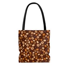 For coffee lovers and naturalistas on the go! This practical, high-quality Afro Coffee Tote Bag is the perfect vehicle for grocery shopping, carrying books, and storing anything your heart desires. This also makes a great gift for that afro-centric caffeine lover in your life. Available in three sizes, its all over print fuses comfort with style. This Tote Bag is made from reliable materials that will allow it to last for seasons. The extremely strong and durable polyester body retains its shape Coffee-colored Rectangular Travel Bag, Rectangular Coffee Travel Bag, Coffee Tote Bag, Hearts Desire, Grocery Shopping, Coffee Lovers, Large Bags, Small Bags, All Over Print