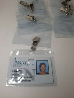 12 pk Horizontal ID Badge Clear Plastic Holder With Metal Clip Covid Credentials. 12 (Dozen) HORIZONTAL ID Badge Plastic Holders  With Metal Clip SNAP   Non-yellowing vinyl 4.25" x 2.5 Durable Heavy duty vinyl Will hold most badges, Ids and cards Works with any lanyard or retractor Durable vinyl, Will hold most badges, Ids and cards.  Works with any lanyard or retractor. Heavy duty vinyl sleeve for holding ANYTHING THAT NEEDS PROTECTED AND SEEN WITH EASE!! SECURITY PASSES, NURSE IDs, PARAMEDIC, Vinyl Sleeve, Medical Badge, Paramedic, Badge Holder, Id Badge, Badge Holders, Clear Plastic, Lanyard, Heavy Duty