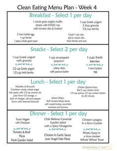 Clean Eating Menu Plan, Free Clean Eating Meal Plan, Clean Eating Menu, Clean Eating Diet Plan, Overnight Oat, Diet Inspiration, Clean Eating Meal Plan, Juice Diet, Fast Diet