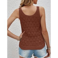 Elevate your wardrobe with our Women's Sweater Tank Tops, a stylish blend of comfort and sophistication. Crafted from a cozy fabric mix of 60% acrylic and 40% nylon, this pointelle knit pullover sweater vest is designed to keep you warm while offering a chic look. The deep U-neck adds a flattering touch, making it perfect for layering or wearing on its own. The ribbed cuffs provide a snug fit, enhancing the overall silhouette and ensuring that this tank top flatters your figure. Whether you're d Versatile Sweater, Bow Sweater, Color Block Cardigan, Pointelle Knit, Sweater Tunic, Cozy Fabric, Womens Sweater, Cold Shoulder Sweater, Womens Crewneck