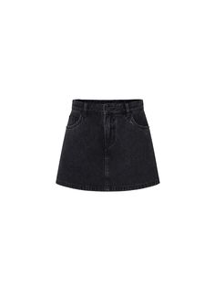 MO&Co. Women's Mini Length Denim Skort Features : - Not include belt- Welt pocket back design- Zipper and button closure Code: MBD2SOTT08The back length of size M(27) is 34cmMATERIALS & CARE Material: 100% CottonOur sizes might be a little different from US/EU sizes. Please check the size chart and choose your size based on your body measurement and preferred style.REMINDER: All items are measured manually. Please note that it's reasonable that there might be minor measurement differences (1-2cm Skort Aesthetic, Jean Skirt Black, Denim Skirt Black, Denim Skort, Black Skort, Body Measurement, Black Denim Skirt, Ishikawa, Jean Skirt