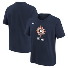 Get your youngster geared up with this Connecticut Sun Essential Logo T-shirt from Nike. It features bold team graphics across the front. The comfortable crew neck design makes this tee a must-have for any budding Connecticut Sun fan.Get your youngster geared up with this Connecticut Sun Essential Logo T-shirt from Nike. It features bold team graphics across the front. The comfortable crew neck design makes this tee a must-have for any budding Connecticut Sun fan.PRODUCT FEATURESOfficially licen Nike T-shirt With Team Logo For Fan Merchandise, Sports Fan T-shirt With Logo Print And Crew Neck, Crew Neck T-shirt With Team Name For Fans, Fan Merchandise Crew Neck T-shirt With Team Name, Nike Sports Fan T-shirt With Team Name, Graphic Tee T-shirt With Team Logo For Fans, Team Logo T-shirt For Fan Merchandise, Graphic Tee T-shirt With Logo For Fan Gear, Graphic Tee With Logo Print For Fan Gear