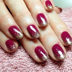 Holiday Nails Easy, Shellac Nail Designs, Sns Nails Colors, Salon Nails, Purple Acrylic Nails, Manicure Nail Designs, Sns Nails, Nails Easy, Lady Fingers