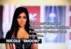 an image of nicole snooki on the news