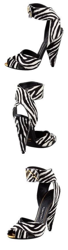 Tom Ford Zebra Hair, Ford Black, Opposites Attract, Zebra Stripes, Fabulous Shoes, Hot Shoes, Dream Shoes, Shoe Obsession