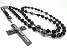 Яндекс Картинки: поиск похожих изображений Mens Rosary, Rosary Gift, Mens Beaded Necklaces, Mens Cross Necklace, Necklace Mens, 8mm Beads, Steel Cross, Mens Crosses