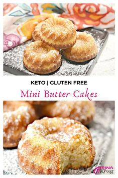 keto and gluten free mini butter cakes