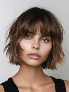 31 Fresh and Fabulous Bob Hairstyles to Rock in Spring 2024 Italian Bob 2023 With Bangs, Shaggy Short Bob, Modern Bob 2024, 2024 Bobs For Round Face, Chin Length Hair 2024, Modern Bobs 2024, Choppy Bob Hairstyles For Fine Hair, Trendy Bob Hairstyles, Short Shaggy Haircuts