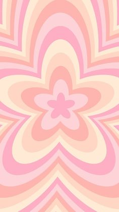 an abstract pink and white background with wavy lines in the center, as well as a flower