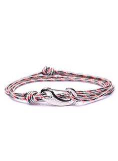 White + Gray Tactical Cord Bracelet for Men (Silver Clasp - 24S) Bracelets We Are All Smith Adjustable Silver Bracelet For Outdoor, Adjustable Silver Paracord Bracelets, Durable Nylon Cord Bracelets For Outdoor, Bracelet For Men Silver, Men's Necklace Gold, Core Design, Basketball Shoes For Men, Mens Silver Jewelry, Red Bracelet