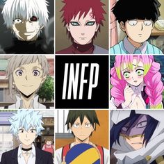 Anime Personality Types, Infp Personality Anime, Infp Characters Anime, Infp Anime, Infp Characters, Infp Personality Traits