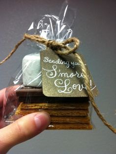 s'more love Wedding Reception Ideas, Rustic Wedding Reception, Reception Inspiration, S'mores, 200 Calories, I'm Sorry, Rehearsal Dinner, Shower Favors, Backyard Wedding