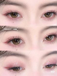 Pink Korean Makeup, Korean Makeup Trends, Sell Jewelry, Cute Eye Makeup, Ulzzang Makeup, Eye Makeup Pictures