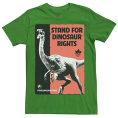 Let your sense of style run wild with this men's Jurassic World tee. Let your sense of style run wild with this men's Jurassic World tee. Crewneck Short sleevesFABRIC & CARE Cotton Machine wash Imported Color: Green. Gender: male. Age Group: adult. Dinosaurs Poster, Dinosaur Tshirt, Dinosaur Posters, Clothes Wishlist, Jurassic World Dinosaurs, Pattern Graphic, Jurassic World, Red And Grey, Dinosaurs