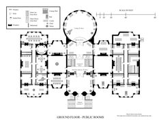 the ground plan for an old mansion