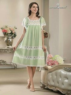 Trendy Outfits Indian, House Dresses, Simple Kurti Designs, Cute Sleepwear, Baby Dress Design