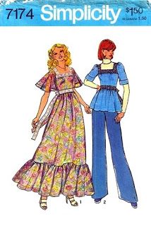 70s Dress Pattern, 1970s Sewing Patterns, Women's Sewing Pattern, Boho Hippie Dress, Summer Dress Patterns, Women's Sewing Patterns, Tie Pattern, Vintage Dress Patterns, Dress With Ruffles