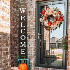 Transform your porch into a haven of warmth and belonging with our captivating 72-inch 'Welcome' Porch Sign in Black. Embrace the essence of comfort and hospitality as you welcome friends and family into your abode. Standing tall at 72 inches, this porch sign makes a grand statement while exuding a sense of coziness that resonates with all who pass by. The elegant 'Home Sweet Home' lettering is meticulously designed, radiating a heartfelt sentiment that sets the tone for a welcoming atmosphere. Crafted to endure the elements, this porch sign is perfect for outdoor display, whether it graces your front porch, entryway, or even your garden. Its versatile design effortlessly complements various styles, making it a charming addition to any home décor. Create a space where memories are made and House Welcome Signs, Black Welcome Sign, Brown Front Doors, Home Porch, Front Door Colors