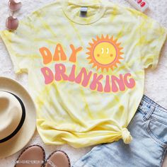 Get ready for fun under the sun with our Day Drinking Shirt, perfect for Hot Girl Summer and all your vacation adventures. This alcohol-themed tee is ideal for cruises, girls' weekends, and spring break, ensuring you stand out and celebrate in style. 🍹 Day Drinking Fun: Perfect for all your daytime adventures and parties. 🌴 Hot Girl Summer: Ideal for embodying the carefree summer vibe. 🛳️ Cruise Ready: Great for relaxing on the deck or exploring new ports. 👯 Girls Weekend: Celebrate with fri Spring Break Essentials, Spring Break Vacation, Girls Weekend Shirts, Spring Break Vacations, Summer Cruise, Tequila Shirt, Hot Girl Summer, Cruise Shirt, Day Drinking