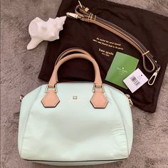 Nwt Kate Spade Mini Pippa Handbag In Mint Mojito. Removable Shoulder Strap, Dust Bag Included. Measures 10”X8”X3 1/2” Kate Spade Green Double Handle Bag, Kate Spade Green Bag With Adjustable Strap, Green Kate Spade Bag With Adjustable Strap, Kate Spade Green Bag For Daily Use, Green Kate Spade Shoulder Bag For Travel, Kate Spade Green Shoulder Bag For Errands, Kate Spade Green Travel Bag, Green Kate Spade Travel Bag, Green Kate Spade Shoulder Bag With Removable Pouch