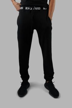 Black Waistband Jogging. Perfect for casual outfit and for your training . #black #white #outfit #ad Sporty Streetwear Sweats With Elastic Waistband, Solid Color Athleisure Joggers For Streetwear, Athleisure Sweats With Elastic Waistband For Streetwear, Sporty Sweats For Streetwear With Elastic Waistband, Athleisure Sweatpants With Elastic Waistband For Streetwear, Athleisure Sweatpants With Ribbed Waistband For Streetwear, Urban Black Sweatpants With Ribbed Cuffs, Black Jogging Sweatpants With Ribbed Cuffs, Basic Streetwear Joggers With Ribbed Cuffs