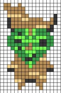 an image of a cross stitch pattern with a cat on it's face and green eyes