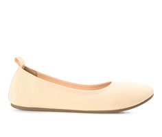 The Jersie flats by Journee Collection are the definition of a basic go-to. This everyday essential features a tab at the heel and a classic round toe. A 4 mm Tru Comfort Foam™ footbed offers all-day support, and knit fabric uppers make them super breathable. Fabric Knit Material upper, Slip On entry, Flat heel, Round Toe, Tru Comfort Foam™ insole, Man-made Foldable Flexible outsole, Carry Pouch | Women's Journee Collection Jersie Flats in Cream Size 11 Wide Lightweight Flats With Textured Sole For Spring, Spring Lightweight Flats With Textured Sole, Everyday Ballet Flats With Textured Sole, Everyday Cushioned Ballet Flats With Round Toe, Everyday Ballet Flats With Cushioned Footbed, Spring Flats With Arch Support For Everyday Use, Everyday Ballet Flats With Textured Sole For Spring, Everyday Flats With Arch Support For Spring, Everyday Spring Flats With Arch Support