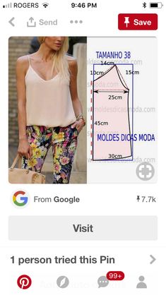 an image of a woman's shirt and pants on the google search results page