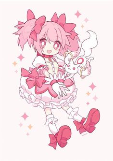 Mahō Shōjo Madoka Magica, Poppy Art, Mahō Shōjo, Artist Alley, Games Art, Random Anime, Puella Magi Madoka Magica, Madoka Magica, Kawaii Drawings