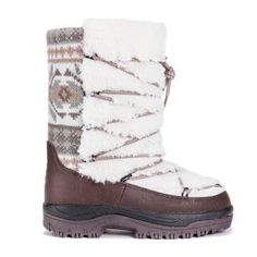 Women's Massak Snowboots - MUK LUKS Muk Luks Boots, Fur Boots Women, Fun In The Snow, Womens Black Booties, Sweater Boots, Suede Lace