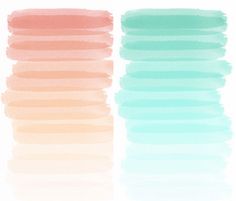 two different shades of watercolor on a white background