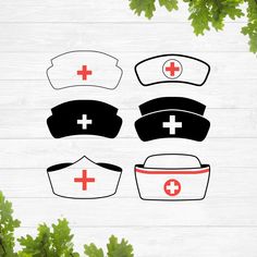 the medical hat svg files are ready to be used for cutting and other projects