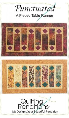 two quilts are shown on the cover of this book, with text overlaying them