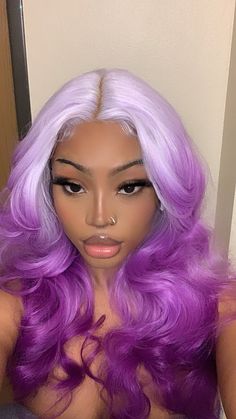 Creative Hair Color, Dyed Hair Inspiration, Dyed Natural Hair, Pretty Hair Color, Front Lace Wigs Human Hair, Creative Hairstyles, Hair Dye Colors, Baddie Hairstyles, Hair Inspo Color