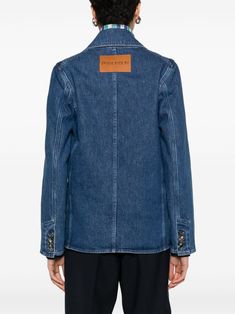 Blazer Blue, Yoko London, City Dress, Denim Blazer, J W Anderson, Jw Anderson, Summer Beach Wear, Indigo Blue, Blue Jacket