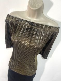 Gold blouse 14 liquid satin off shoulder top river island Liquid Satin, Off Shoulder Top, Off Shoulder Tops, River Island, Shoulder Top