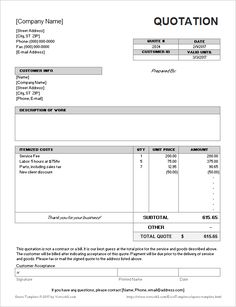 an invoice form that has been designed to be used as a business statement